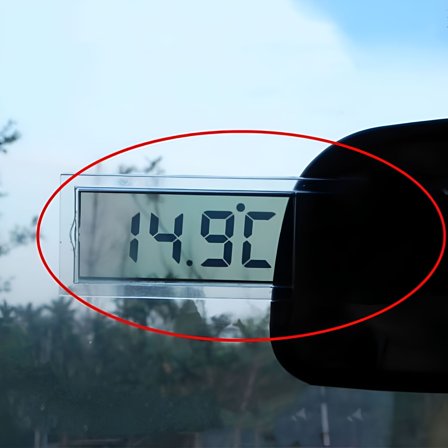 GJX Hot LCD Digital Thermometer Temperature Meter Mini Indoor Outdoor Suction Cup