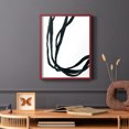 thumbnail image 6 of Onyx Ribbon II in Red Solid Wood 11 x 14 Framed Print, 6 of 6
