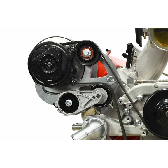 ICT Billet Air Conditioner Compressor Bracket Compatible with LS Corvette R4 A/C LS1 LS3 CTS-V LSX