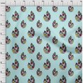 thumbnail image 3 of oneOone Cotton Flex Fabric Leaves & Floral Block Printed Craft Fabric BTY 40 Inch Wide, 3 of 5
