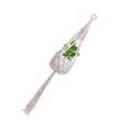 thumbnail image 4 of Colgador para macetas, plantas de interior al aire libre, cesta colgante, soporte para macetas de cuerda de algodón, WD024 Methold HA001777-24, 4 of 6