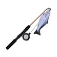 thumbnail image 2 of Baohd Turn Playtime Into Interactive Adventure Fishing Rod Cat Toy Fish Shaped Fishing Rod Cat Toy Easy Salmon, 2 of 6