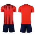 thumbnail image 4 of Unisex Youth Boys Soccer Set Athletic Team Uniform Quick Dry T-Shirt and Shorts Sports Tracksuit, 4 of 9