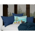 thumbnail image 3 of Carolines Treasures CK3490PW1216 Yorkshire Terrier Christmas Tree Canvas Fabric Decorative Pillow, 12H x16W, multicolor, 3 of 4