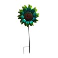 thumbnail image 3 of Estaca de jardín, decoración de jardín para exteriores, elegante arte de jardín campestre, flor de metal para Verde, 3 of 9