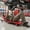 Red, variant on Barara King 40 Inch Rolling Mechanic Cart with Padded Cushion, Adjustable Backrest and Headrest, Mobile Garage Creeper for Auto Repair Maintenance Workshop, Black