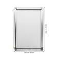 thumbnail image 2 of HAKIDZEL 1Set Poster Frame Wall Display Frame Aluminum Alloy Material for General Users 33.00X24.30X2.00cm, 2 of 8