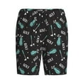 thumbnail image 6 of Daiia Golf Bags And Balls Mens Woven Stretch Pajama Short,Short Pajama Pants-Medium, 6 of 7
