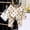 Beige, variant on Vooncas Girls Bunny Floral Print 2-Piece Pajama Set, Long Sleeve Crew Neck Soft Stretch Casual Loungewear Outfit for Kids Girls,Size 3 T