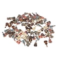 thumbnail image 3 of 100 botones de guitarra de madera para manualidades, bonitos botones de costura con 2 agujeros para marcos de fotos y fundas de teléfono., 3 of 14