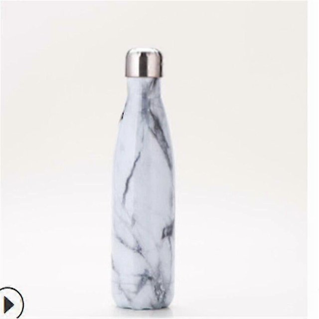 (D)500Ml stainless steel cute printed water bottle vacuum insulated flask thermal sport chilly cup