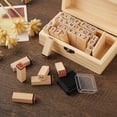 thumbnail image 4 of SPRING PARK Vintage Wooden DIY Number and Alphabet Letter Wood Rubber Stamps, 4 of 7
