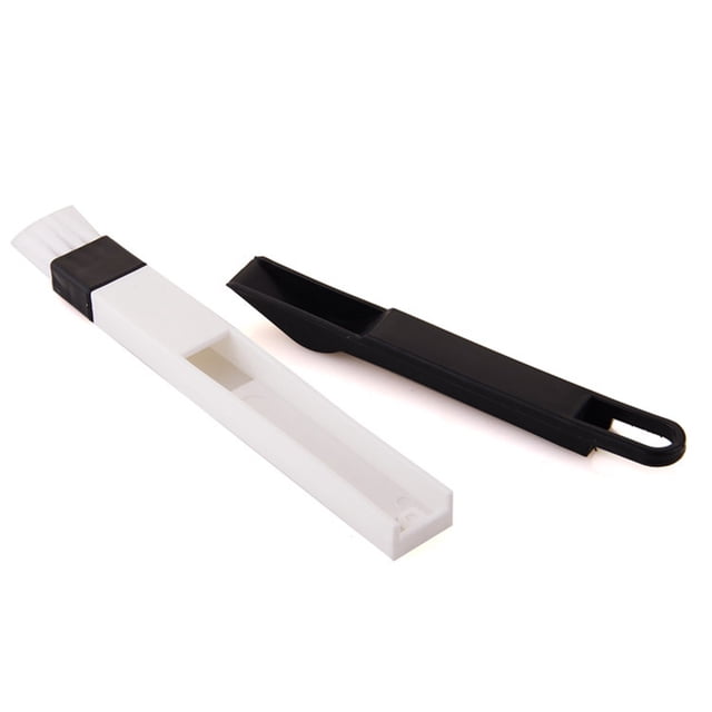 Herramienta de limpieza de ranuras Naiovety 2 cepillos plegables de mano color como se muestra