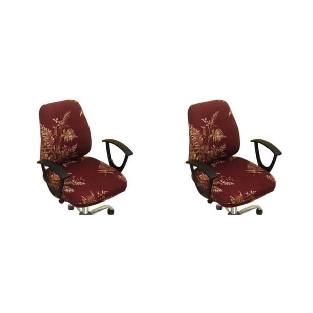 Fundas para sillas Wosthever 2 piezas para silla de oficina efecto protector antideslizante y a prueba de polvo