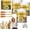 3PCS, variant on Weather Resistant Water-Based Gold Paint - Weather Resistant Water Based Gold Paint, for Metallic, Wood, Stone and Plaster Surfaces