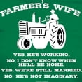 thumbnail image 3 of CafePress - Farmer's Wife Joke T Shirt - Women's Traditional Fit Dark T-Shirt, 3 of 4
