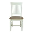 thumbnail image 3 of International Concepts Set of Two Vista Slat Back Dining Chairs, 3 of 10