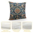 thumbnail image 4 of ONETECH Vintage Floral Pillow Covers Modern Botanical Print Blue Burnt Orange Flower Pattern Decorative Lumbar Throw Pillow Cases Outdoor Farmhouse Decoration for Sofa Couch Bed, 4 of 5