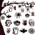 thumbnail image 5 of Clearance Hangs under $5,Hanging Ornaments Halloween Decorative Double Printing Design Bloody Bat Pumpkin Hanging Pendants For Halloween Tree Halloween Party Decor, 5 of 8