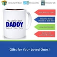 thumbnail image 3 of Personalized World's Best Daddy Mug • Personalized Father's Day Gift • Daddy Birthday Or , Father’s Day Mug, Gifts For Dad, Unique Father's Day Gifts From Son, Daughter, Wife Kids, Co, 3 of 4