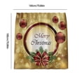 thumbnail image 3 of Dvkptbk Christmas Shower Curtain for Bathroom Christmas Tree Shower Curtain Winter Christmas Bow Pattern Bathroom Decor Washable Fabric Shower Curtain 71X71 In, 3 of 6