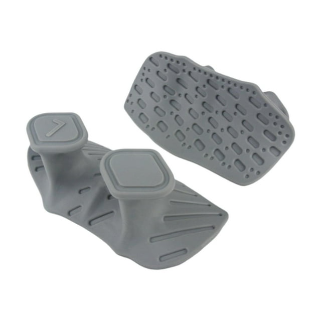 S SERENABLE 2 Pcs Poignées de Musculation pour Exercice Culturisme Soulevés de Terre Gris