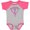 Heather and Hot Pink, variant on Inktastic Breast Cancer Awareness with Pink Ribbon Heart Boys or Girls Baby Bodysuit