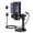 Black, variant on Aveek RGB Gaming Microphone, USB Condenser Mic for PC,PS4/PS5,Phone,Mac, Streaming,Discord,Twitch, Podcast,Videos with Tripod Stand, Pop Filter