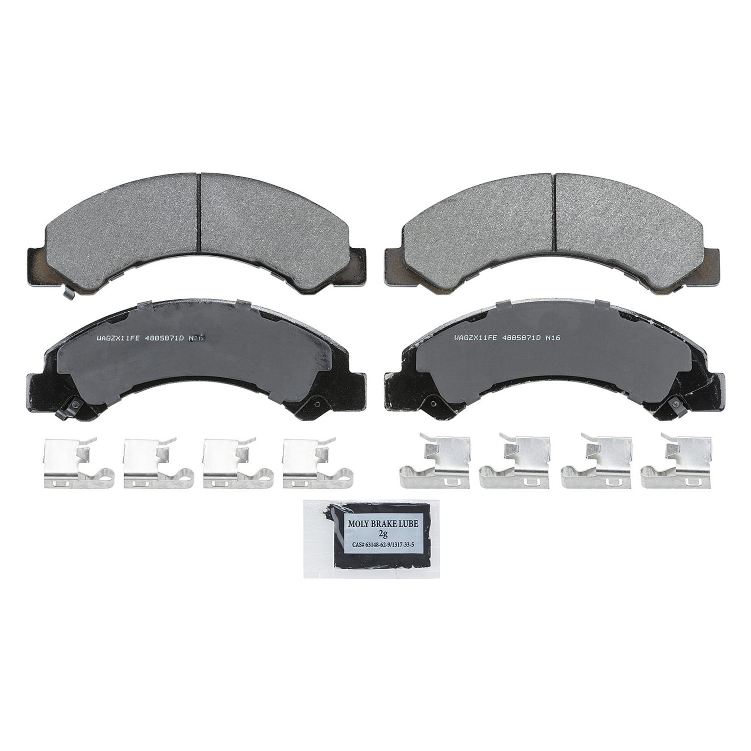 Wagner QuickStop ZX1732 Semi-Metallic Disc Brake Pad Set Fits select: 2011-2015 ISUZU NPR