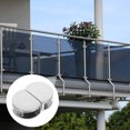 thumbnail image 3 of MasteelfCA 4Pcs Aluminium Glass Clamps Furniture Glass Brackets Glass Shelf Fixing Clips, 3 of 8