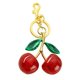 thumbnail image 2 of Llavero colgante Seplovoe con forma de cereza, de aleación con detalles de resina - Colgante para bolso y mochila en rojo o rosa, ideal para regalar, 2 of 6