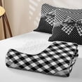 thumbnail image 4 of Erosebridal Teens Vintage Floral Bow Quilt King,Girls Ombre Polka Dots King Coverlet Set, 4 of 7