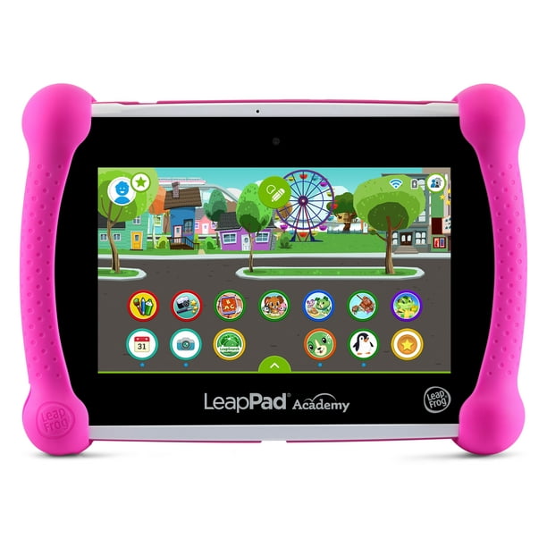 LeapFrog LeapPad Academy Pink Kids Tablet with LeapFrog Academy