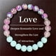 thumbnail image 1 of Pulsera de cristal verde y blanco con ojo de tigre natural. Perfecta para la familia o los seres queridos. Es un regalo muy considerado., 1 of 4
