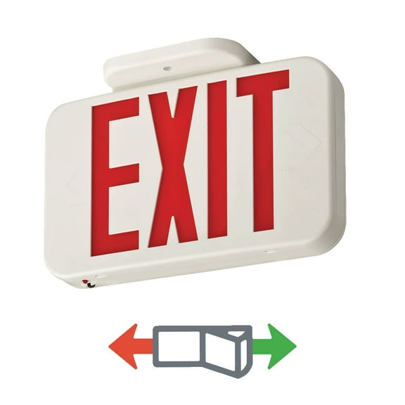 Lithonia Lighting Exrg El Contractor Select Exrg Integrated Led Exit Sign - White