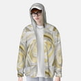 thumbnail image 2 of KLL Veste à Capuche Extérieure Protection Solaire UPF 50+ pour Hommes et Femmes Manches Longues Pêche Randonnée Performance-3TG, 2 of 7