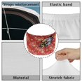 thumbnail image 7 of HUIACONG Eagle Hibiscus Print Car Hood Cover, Universal Fit Stretchable Dustproof Front Hood Protector Wrap, Foldable Auto Exterior Decor Accessory for Most Sedans, 39.37" x 59.05", 7 of 7