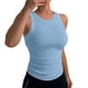 thumbnail image 1 of Camiseta sin mangas sexy con tirantes y espalda descubierta para mujer - Tirantes ajustables, forro de malla, camisetas de verano para salir, 1 of 4