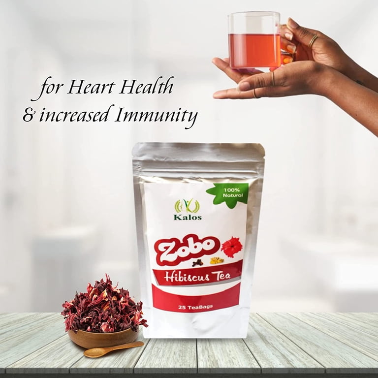 Zobo Hibiscus Tea with Ginger & Clove - Walmart.com