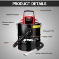 thumbnail image 6 of Shop-Vac 20V Cordless 5 Gallon Ash Vacuum, 6 of 9