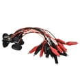 thumbnail image 5 of Uxcell 9V Battery Snap Connector to Insulated Dual Alligator Clips Test Cable 13cm Length 10Pcs, 5 of 6