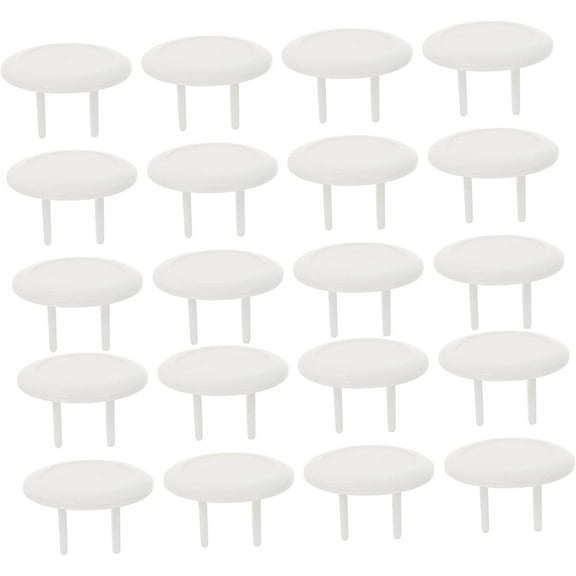 50pcs Against Socket Electric Proof Covers Protectors Shocks Child Oulet Office Proofing Power Plastic Home Electrical Protector Cover Cap Baby Safety Guard for Plug Outlets