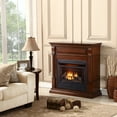 thumbnail image 5 of Duluth Forge Dual Fuel Vent less Gas Fireplace With Mantel - 26,000 BTU, Remote Control, Auburn Cherry Model# DFS-300R-2AC, 5 of 11