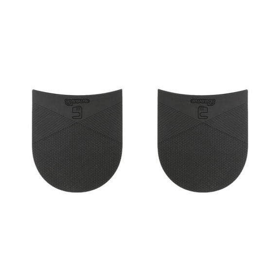 Pair Protecticve Rubber Shoes Heel Anti Slip Shoe Repair Black Thickness 6.5mm