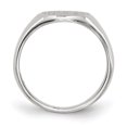 thumbnail image 2 of Bague Chevalière en Or Blanc 14K, 2 of 5