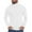 White, variant on SELONE Thermal Underwear for Men High Neck Shirt Long Sleeve Tops Soild Tight Bottom Pullover Clothes Brown