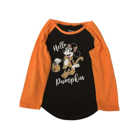 Disney Infant & Toddler Girls Hello Pumpkin Minnie Mouse Halloween Tee Shirt 12M