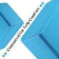thumbnail image 3 of QUANFENG QF Yoga Blocks Set of 2 High-Density EVA Foam Blocks(4"x 6"x 9") for Yoga, Pilates, Meditation - Blue, 3 of 6