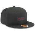 thumbnail image 3 of Men's New Era Black Atlanta Falcons 2025 Sideline  Split Panel 9FIFTY Snapback Hat, 3 of 5