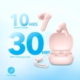 thumbnail image 3 of Audífonos inalámbricos Soundcore by Anker P20i, controladores de 10 mm con graves grandes, Bluetooth 5.3, tiempo de reproducción de 30 h, resistentes al agua, 2 micrófonos para llamadas claras con IA,, 3 of 5